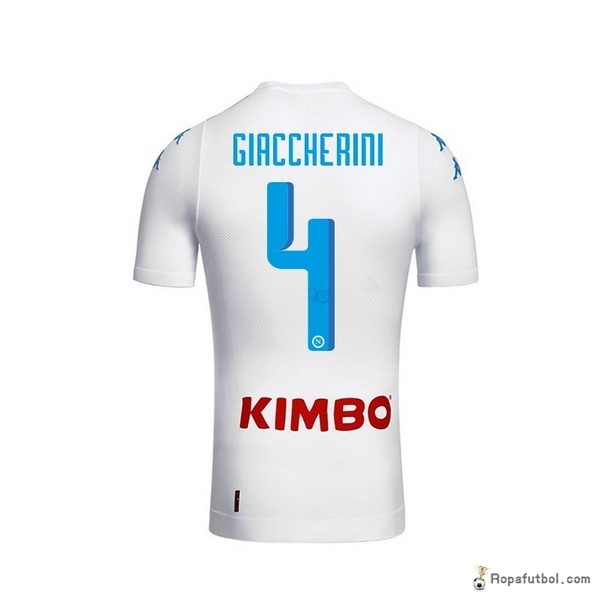 Camiseta Napoli Replica Segunda Ropa Girccherini 2016/17 Blanco